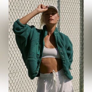 FREE PEOPLE, HIT THE SLOPES FLEECE JACKET